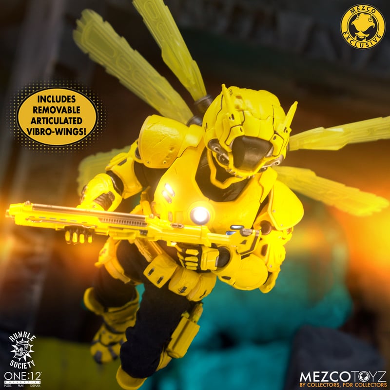One:12 Mezco Rumble Society - Krig: Murder Hornet Exclusive