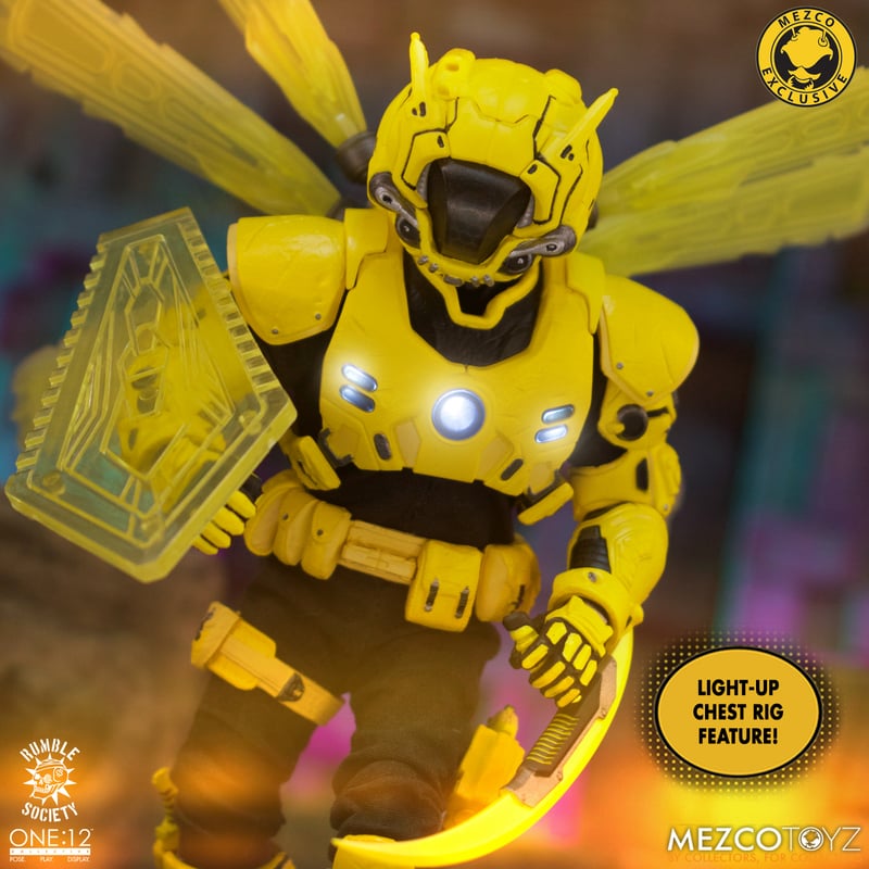 One:12 Mezco Rumble Society - Krig: Murder Hornet Exclusive