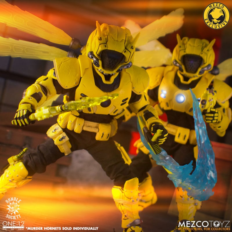 One:12 Mezco Rumble Society - Krig: Murder Hornet Exclusive