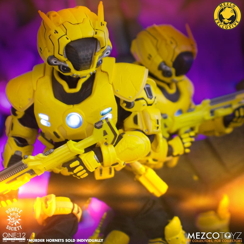 One:12 Mezco Rumble Society - Krig: Murder Hornet Exclusive