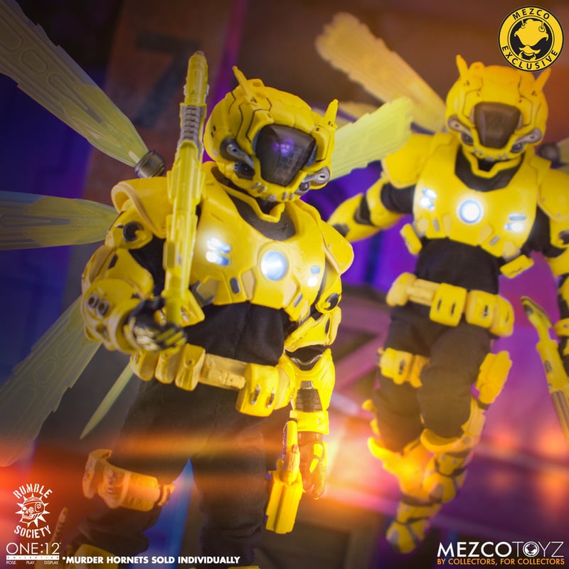 One:12 Mezco Rumble Society - Krig: Murder Hornet Exclusive
