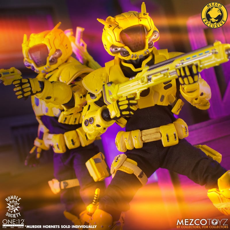 One:12 Mezco Rumble Society - Krig: Murder Hornet Exclusive
