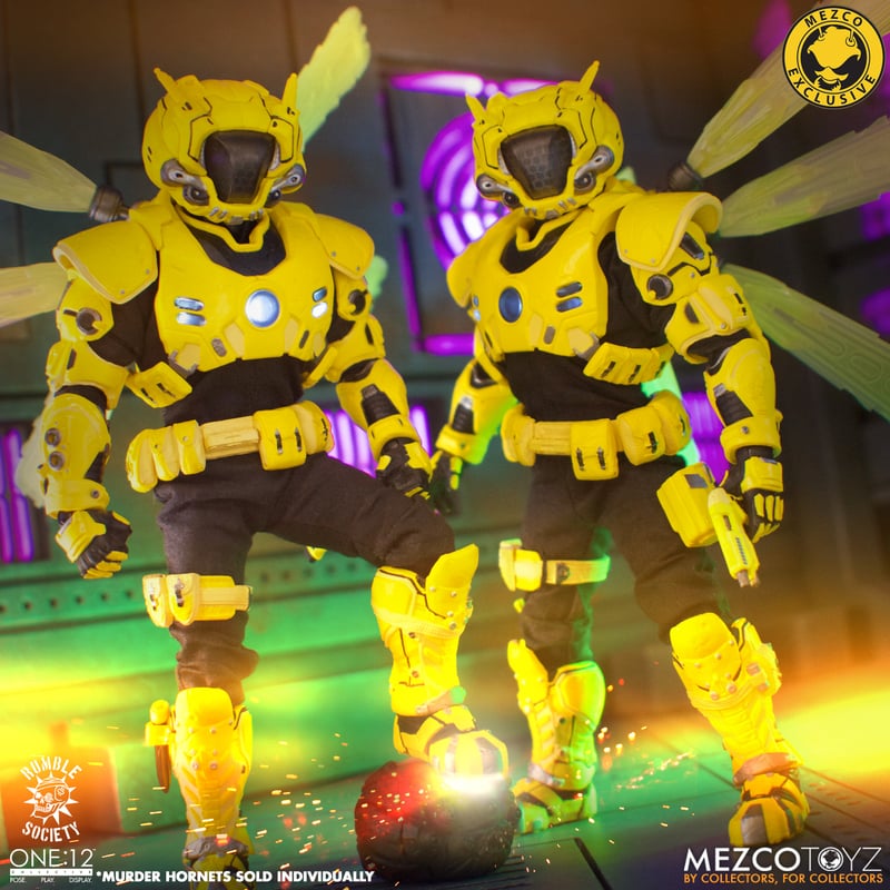 One:12 Mezco Rumble Society - Krig: Murder Hornet Exclusive