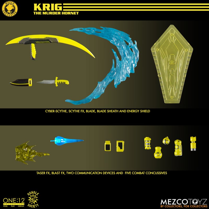 One:12 Mezco Rumble Society - Krig: Murder Hornet Exclusive