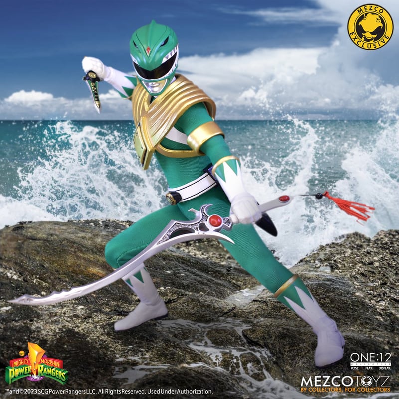 One:12 Mezco Mighty Morphin Power Rangers: Green Ranger SDCC Exclusive 2023