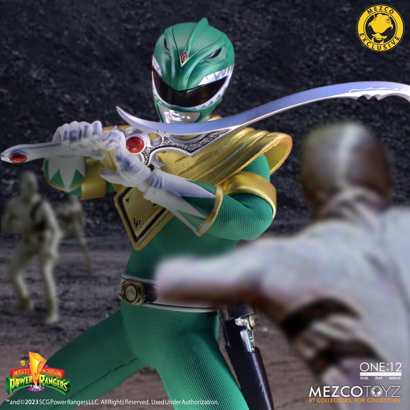 One:12 Mezco Mighty Morphin Power Rangers: Green Ranger SDCC Exclusive 2023