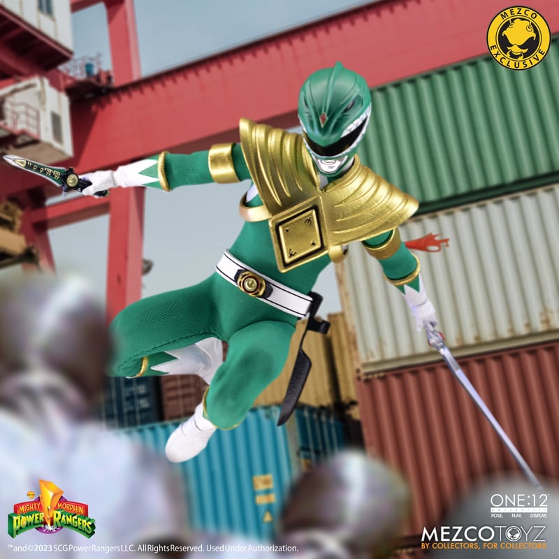 One:12 Mezco Mighty Morphin Power Rangers: Green Ranger SDCC Exclusive 2023