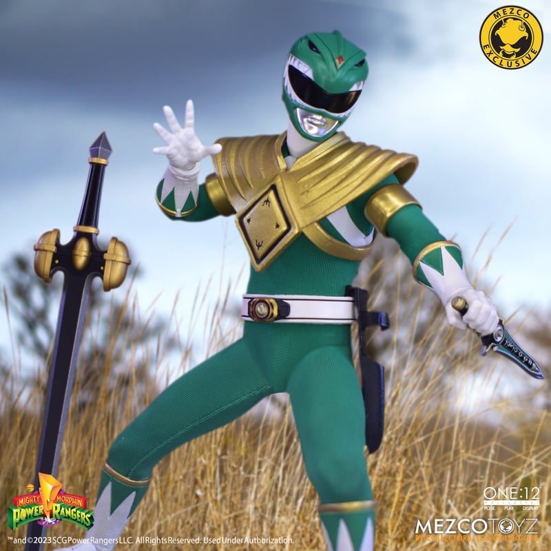 One:12 Mezco Mighty Morphin Power Rangers: Green Ranger SDCC Exclusive 2023