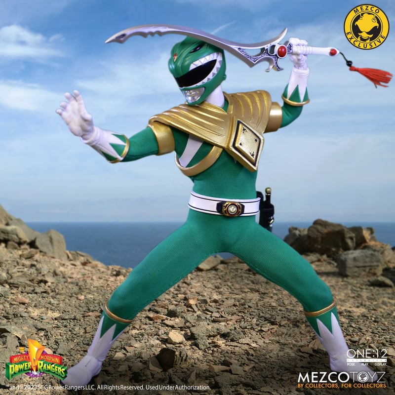 One:12 Mezco Mighty Morphin Power Rangers: Green Ranger SDCC Exclusive 2023