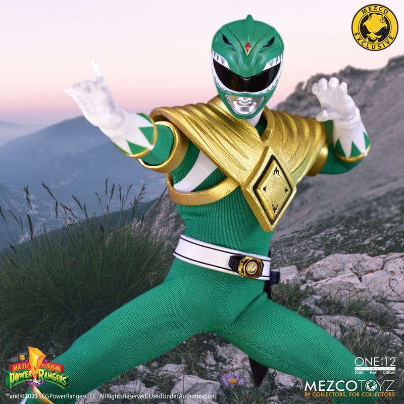 One:12 Mezco Mighty Morphin Power Rangers: Green Ranger SDCC Exclusive 2023