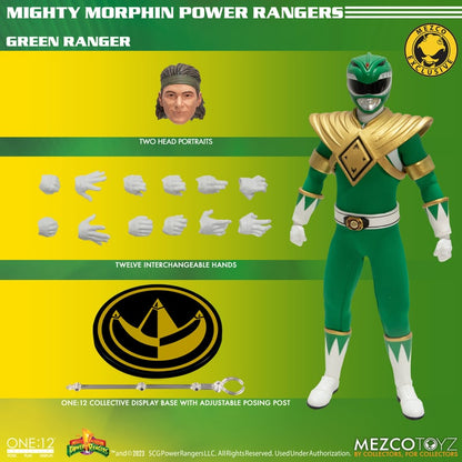 One:12 Mezco Mighty Morphin Power Rangers: Green Ranger SDCC Exclusive 2023