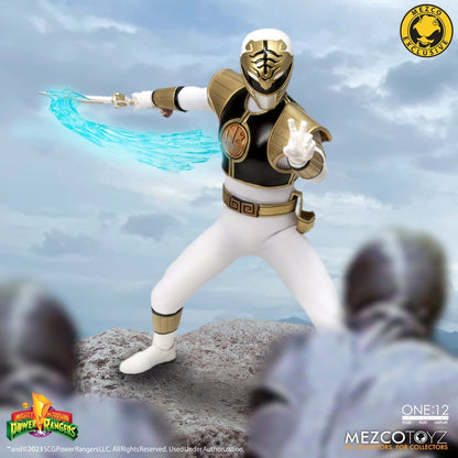 One:12 Mezco Mighty Morphin Power Rangers: White Ranger SDCC Exclusive