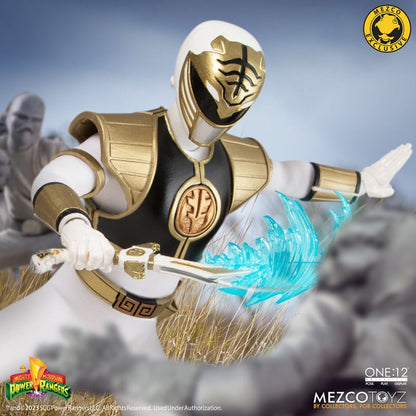 One:12 Mezco Mighty Morphin Power Rangers: White Ranger SDCC Exclusive