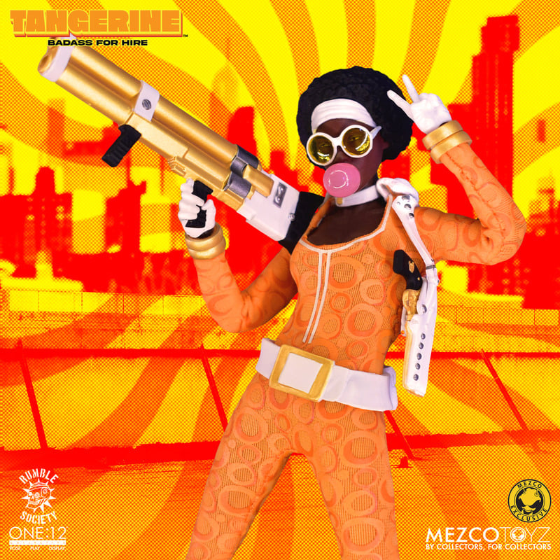 One:12 Mezco Rumble Society - Tangerine: Badass for Hire - Deluxe Edition