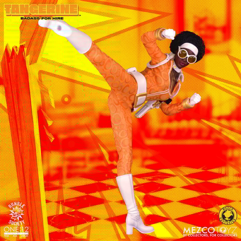 One:12 Mezco Rumble Society - Tangerine: Badass for Hire - Deluxe Edition
