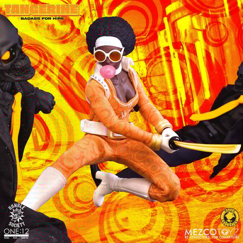 One:12 Mezco Rumble Society - Tangerine: Badass for Hire - Deluxe Edition