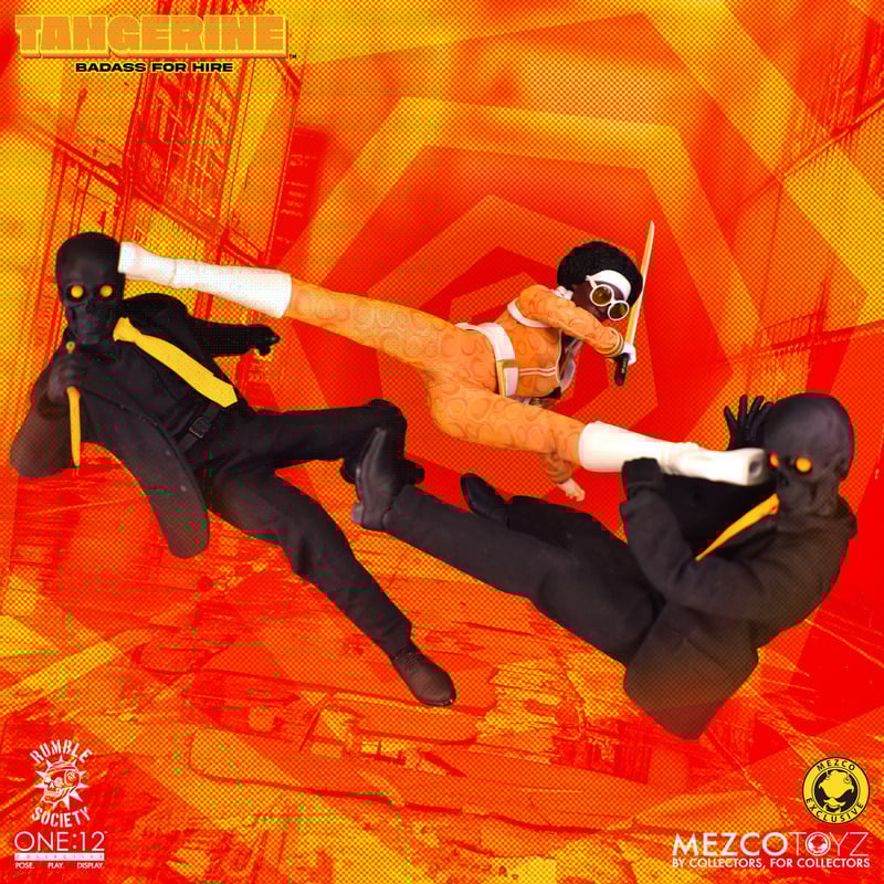 One:12 Mezco Rumble Society - Tangerine: Badass for Hire - Deluxe Edition