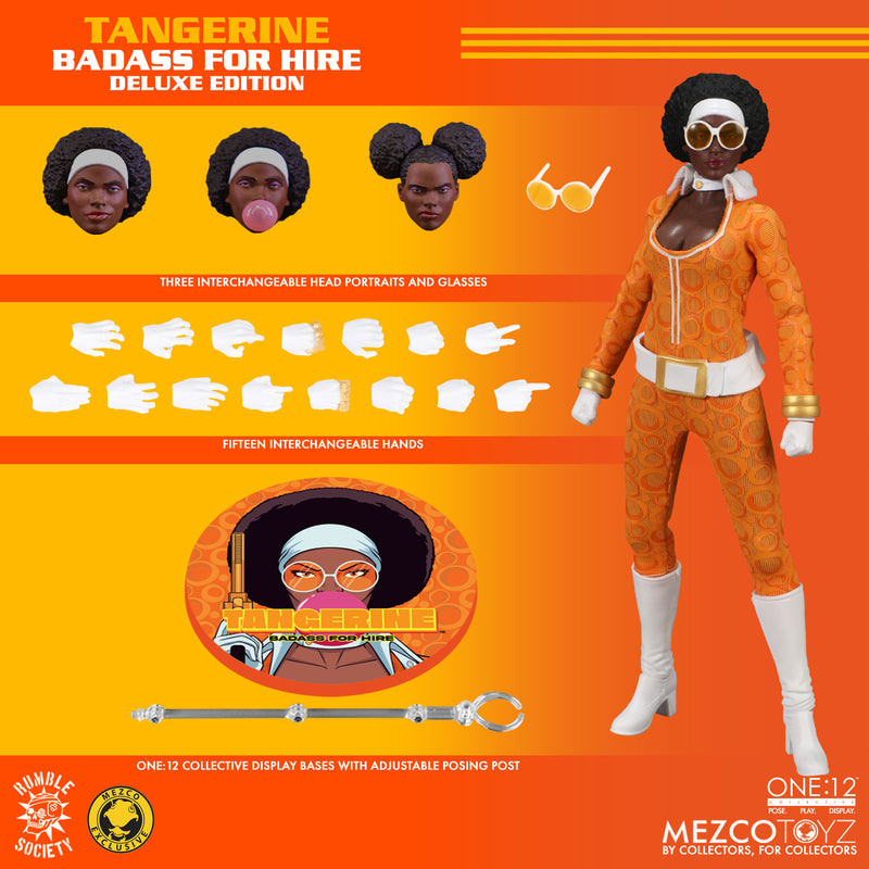 One:12 Mezco Rumble Society - Tangerine: Badass for Hire - Deluxe Edition