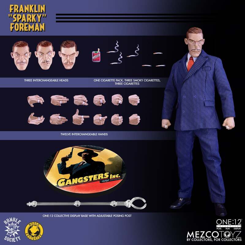 One: 12 Mezco - Gangsters Inc. - Franklin "Sparky" Foreman