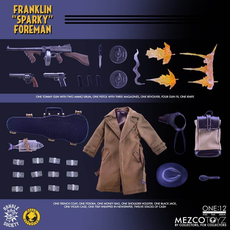 One: 12 Mezco - Gangsters Inc. - Franklin "Sparky" Foreman
