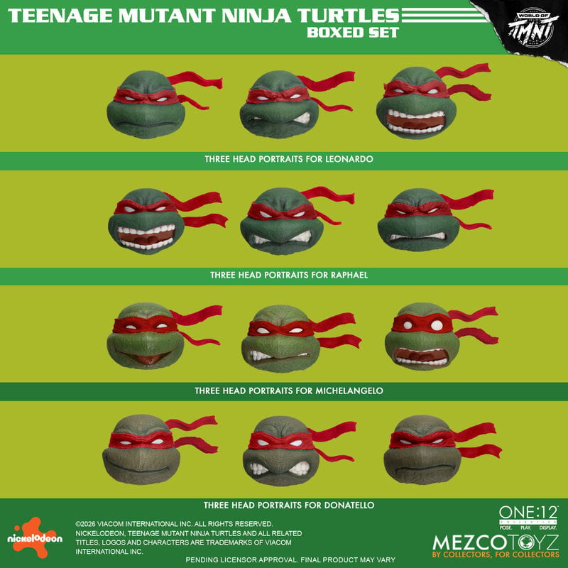 Pre-Order:: Teenage Mutant Ninja Turtles (Comics) One:12 Collective Deluxe Boxed Set