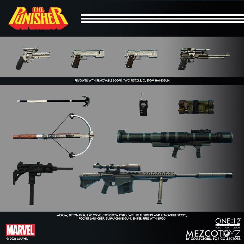PRE-ORDER: Marvel Comics One:12 Collective Punisher Action Figure