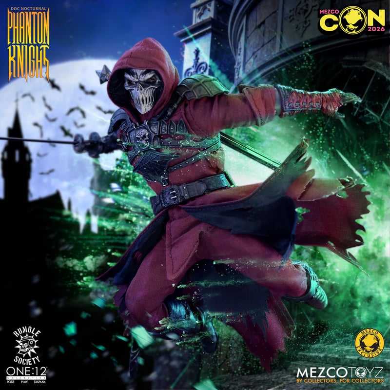 One:12 Rumble Society – Doc Nocturnal: Phantom Knight Edition SDCC Exclusive