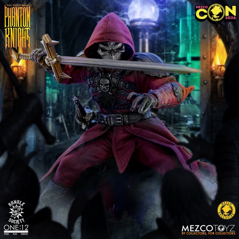 One:12 Rumble Society – Doc Nocturnal: Phantom Knight Edition SDCC Exclusive