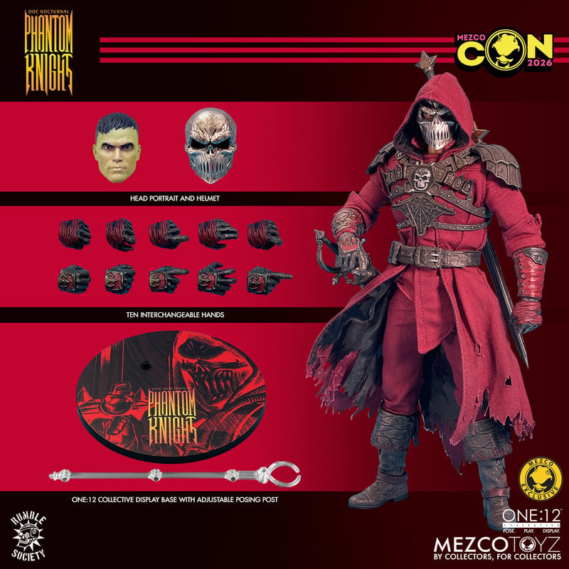 One:12 Rumble Society – Doc Nocturnal: Phantom Knight Edition SDCC Exclusive