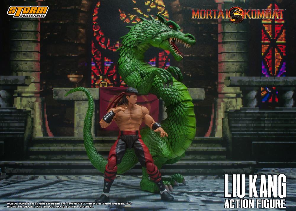 Mortal Kombat VS Series Liu Kang and Dragon 1/12 Scale Figure Set