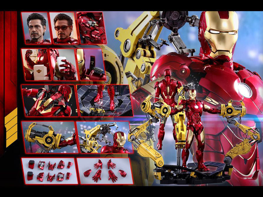 Iron Man 2 MMS462D22 Iron Man Mark IV 1/6th Scale Figure with Suit-Up Gantry