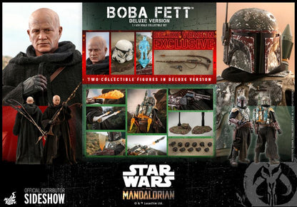 The Mandalorian TMS034 Deluxe Boba Fett 1/6th Scale Collectible Figure Set