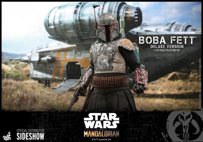 The Mandalorian TMS034 Deluxe Boba Fett 1/6th Scale Collectible Figure Set