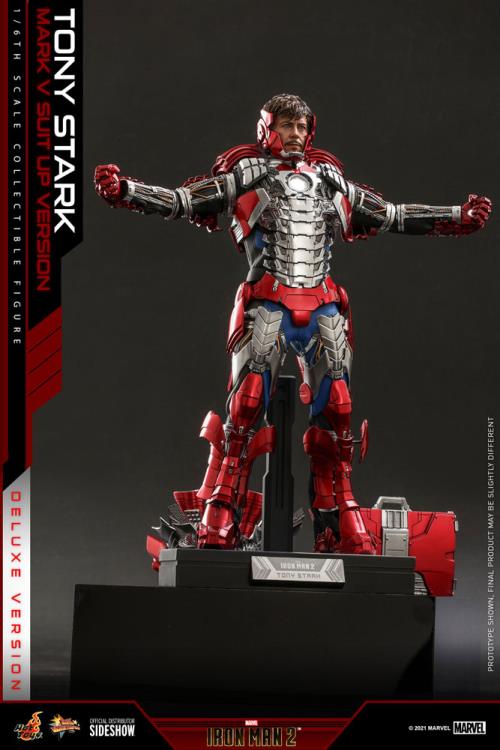 Iron Man 2 MMS600 Tony Stark (Mark V Suit Up Ver.) Deluxe 1/6th Scale Collectible Figure