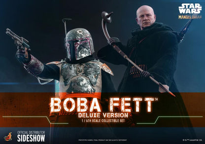 The Mandalorian TMS034 Deluxe Boba Fett 1/6th Scale Collectible Figure Set