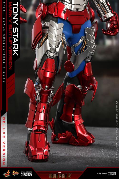 Iron Man 2 MMS600 Tony Stark (Mark V Suit Up Ver.) Deluxe 1/6th Scale Collectible Figure