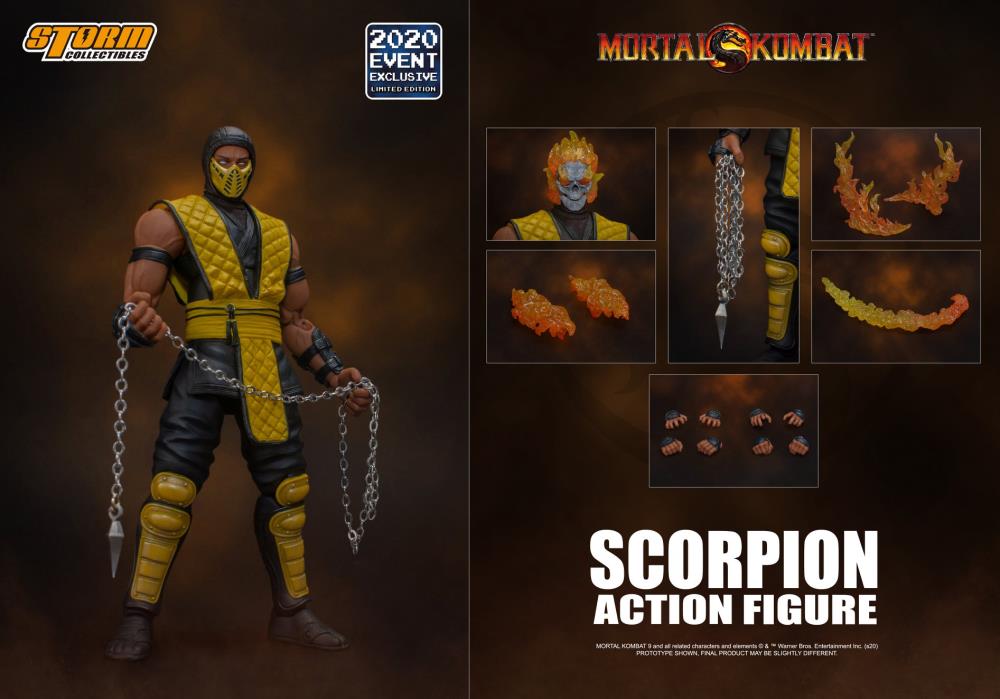 Mortal Kombat VS Series Scorpion 1/12 Scale SDCC 2020 Exclusive Figure