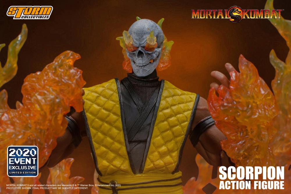 Mortal Kombat VS Series 1/12 Scale Scorpion (Fatality/Bloody Edition) Tease  From Storm Collectibles