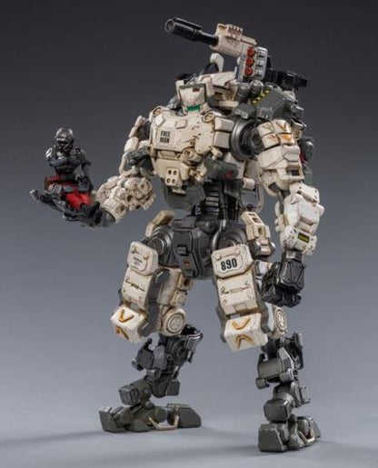 Dark Source Steelbone Armor (White) With Pilot (Red) 1/24 Scale Figure Set