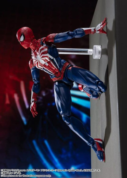 Spider-Man (2018 PS4 Video Game) S.H.Figuarts Spider-Man (Advanced Suit)