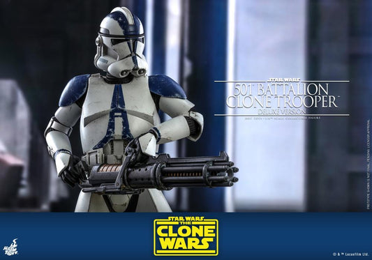 Star Wars: The Clone Wars TMS023 501st Battalion Clone Trooper (Deluxe) 1/6th Scale Figure