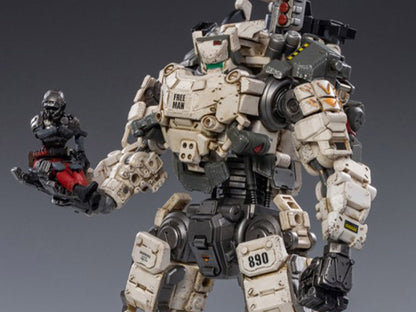 Dark Source Steelbone Armor (White) With Pilot (Red) 1/24 Scale Figure Set