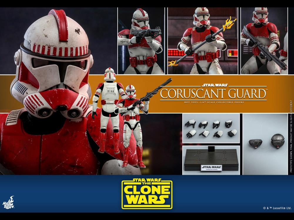 Star Wars: The Clone Wars TMS025 Coruscant Guard 1/6 Scale Figure