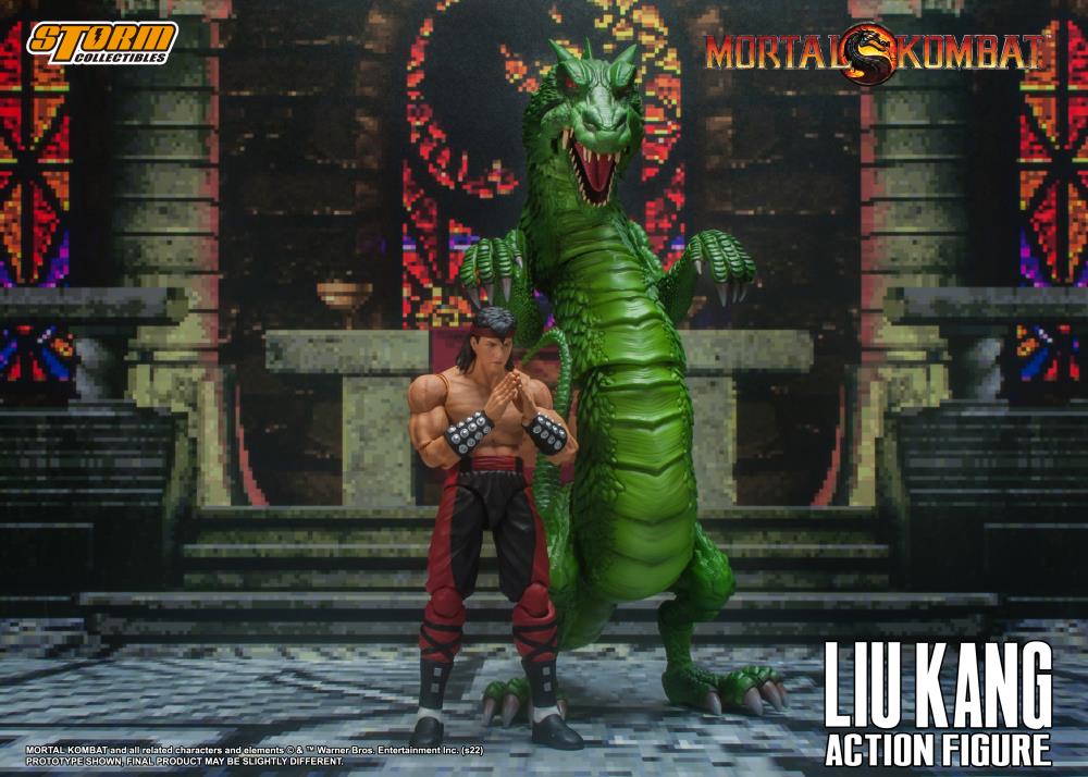 Mortal Kombat VS Series Liu Kang and Dragon 1/12 Scale Figure Set