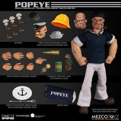 Popeye One:12 Collective Popeye & Bluto Stormy Seas Ahead Deluxe Box Set