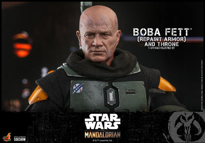 The Mandalorian TMS056 Boba Fett (Repaint Armor) and Throne 1/6th Scale Collectible Figure Set