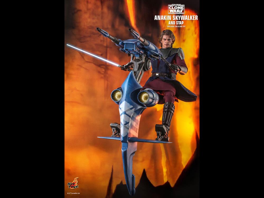 Star Wars: The Clone Wars TMS020 Anakin Skywalker and STAP 1/6 Scale Figure