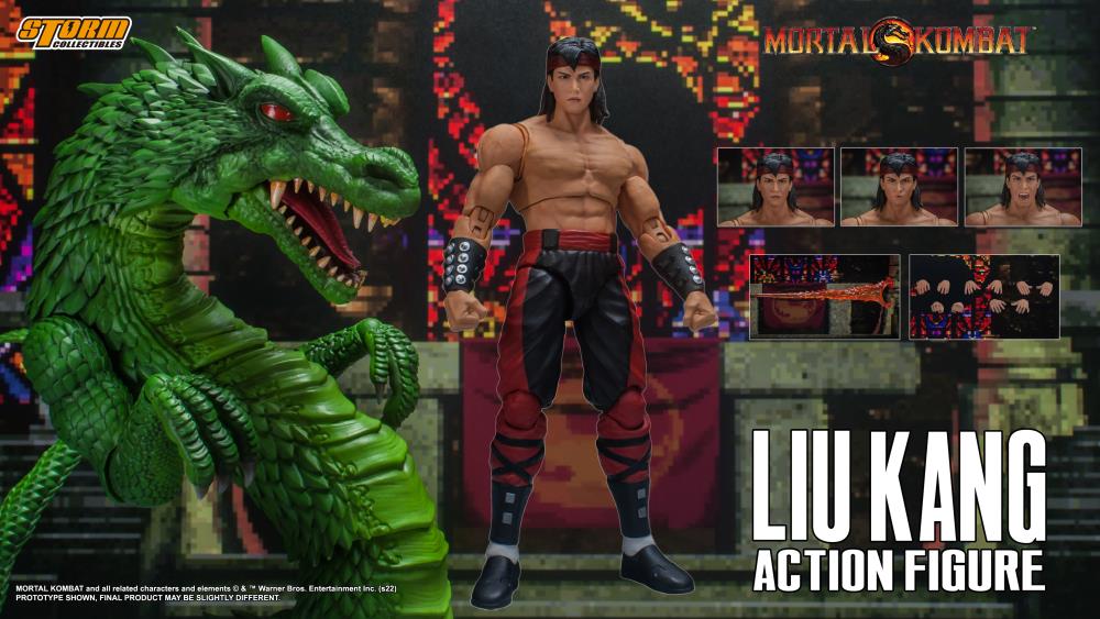 Mortal Kombat VS Series Liu Kang and Dragon 1/12 Scale Figure Set