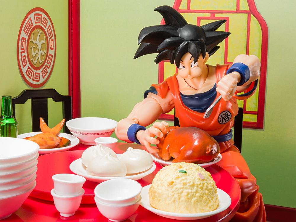 Dragon Ball Z S.H.Figuarts Goku Eating Scene Set
