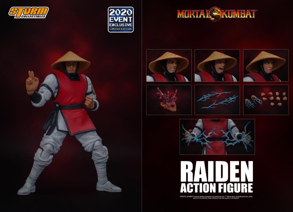Mortal Kombat VS Series Raiden (Red) 2020 Event Exclusive  1/12 Scale Figure